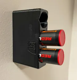 Storage Rack for Milwaukee REDLITHIUM USB 3.0 BATTERY holds 3, 4, or 6 Wall Mount