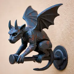 Wall Mounted Gargoyle Handle