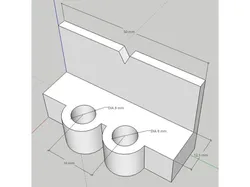 Dowel Jig for 25mm Thickness Timber, 8mm Dowels