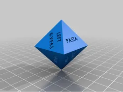 Eight-Sided Food Decision Die