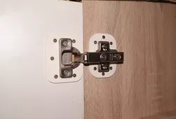 Furniture hinge repair plate