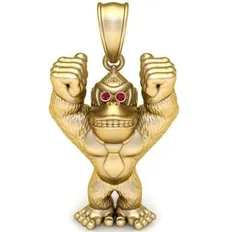 Gorilla Pendant 3D  printable Model