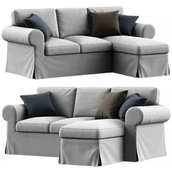 Ikea Uppland sofa with chaise longue