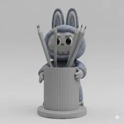 Labubu Pencil Holder - Collectible Desktop Organizer