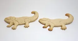 Lizard cookie cutters