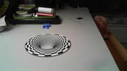 optical illusion hueforge
