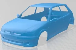 Peugeot 106 GTI Printable Body Car