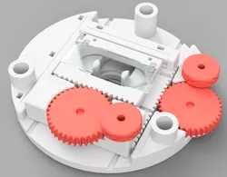 Rack and pinion stage module for Galileo Microscope