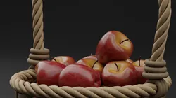 Realistic Red Apples
