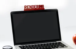 RENDERING sign