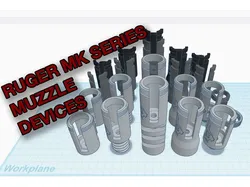 Ruger MK Series "Penguin Fart" Muzzle Devices