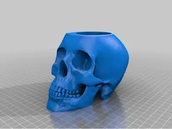 SKULL PLANTER