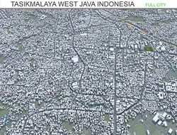 Tasikmalaya city West Java Indonesia 25km