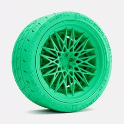 20x10 Rotiform QLB Wheel, Hoosier Track Attack Pro Tire, and Brake Set
