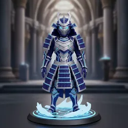 Characters & Creatures STL Download - Ice samuraiby GoldenDawn