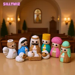 Christmas Crib Knitted - Crochet