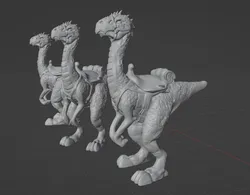 Crodlu (Dark Sun) - Large Dinosaur-like Mount