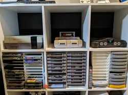 Expandable Video Game Cartridge Shelf