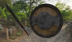 Fantasy Bandit Sword and Shield