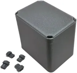 Harbor Freight Storehouse 93928/93929 bins with snap-in feet and no or minimal supports