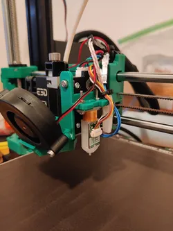 Hemera XS Fan Duct w/ bltouch Mount