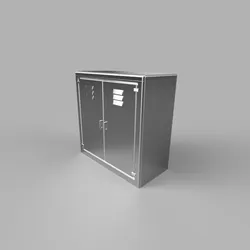 HO Scale Trackside Relay Cabinet