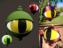 Large Hanging Monster Eye / Eyeball - Halloween Outdoor Decor