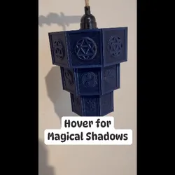 Magical Geometric Shadows Hanging Pendant Lamp Shade