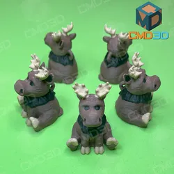 Mini Moose Keychain