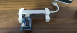 Mini usb hub din rail mount V1