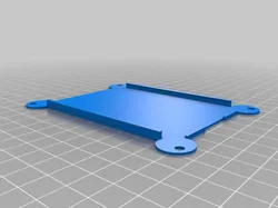 Raspberry Pi 4 Case Mount (longer rails) for Raspberry Pi 4 case with break-out GPIO tab + fan versions