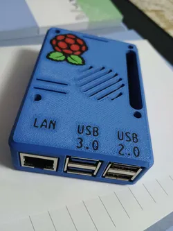 Raspberry Pi 5 case with screws and heat inserts