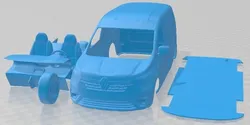 Renault Express 2021 Printable Van 3D Print Model in Automotive 481696