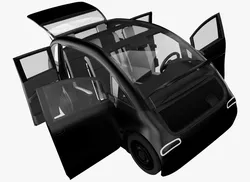 Small Electric Car Peripeteia black