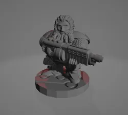 Space Dwarf With Shotgun