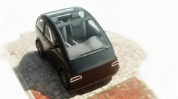 Tiny electric car Peripeteia black