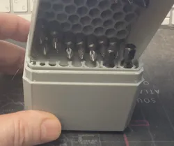 Bit box,  сover for screws.