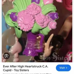 bouquet flower cupid heart struck c.a. cupid