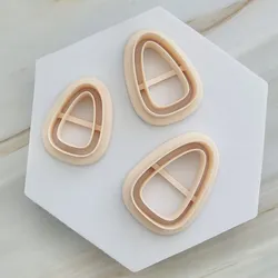 Doughnut Teardrop Polymer Clay Cutter