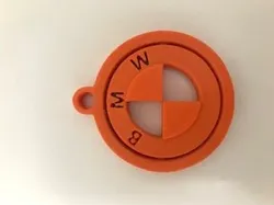 KEY RING FLEXIBLE ROTATIVE PRINT IN PLACE KEYCHAIN 3D Print Model in Rings 481873