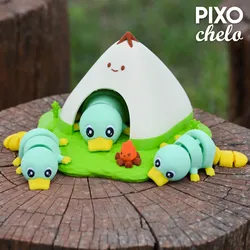 Other STL Download - Poffu The Flexi Platypus 🔥 🏕️by Pixochelo