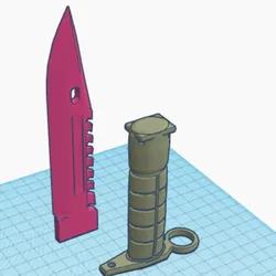 Other STL indir - k-bar knife model (training knife) - user8165069387