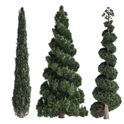 Pine tree set 02
