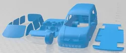 Renault Kangoo Printable Van 3D Print Model in Automotive 459466