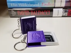 Secret Book Keychain