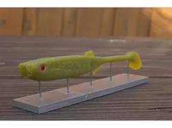 Softbait paddletail fishing lure swimbait mold