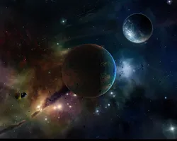 Space explosion