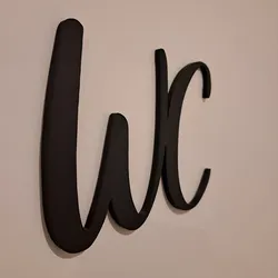 Subtle Bathroom Sign