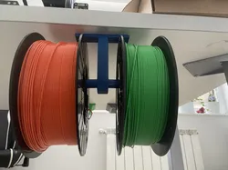 Under desk spool holder