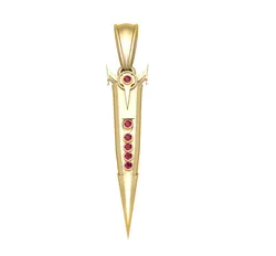 warrior jewelry design   3d printable model